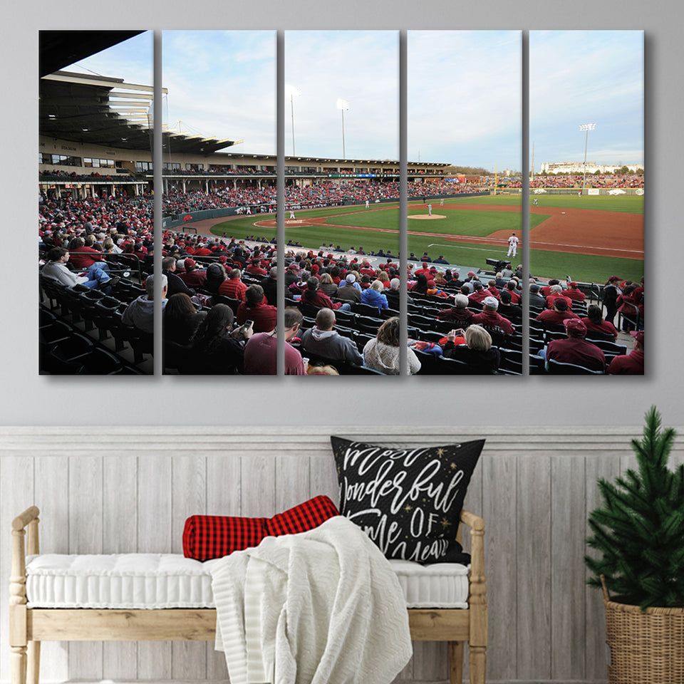 Baum Stadium Crowd, Stadium Canvas, Sport Art, Gift for him, Multi Panels B, Canvas Prints Wall Art Decor