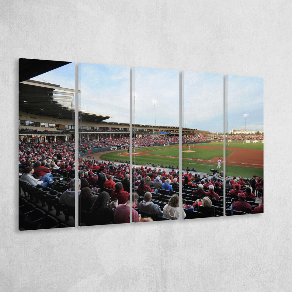 Baum Stadium Crowd, Stadium Canvas, Sport Art, Gift for him, Multi Panels B, Canvas Prints Wall Art Decor