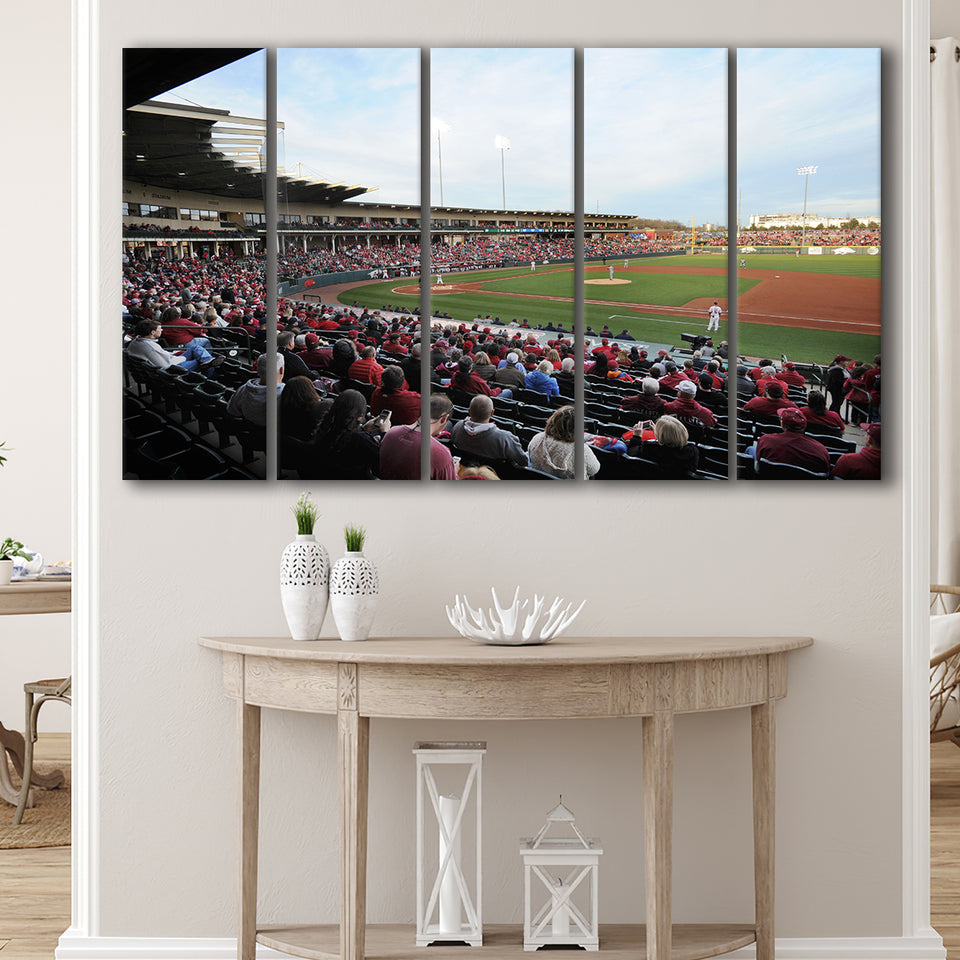 Baum Stadium Crowd, Stadium Canvas, Sport Art, Gift for him, Multi Panels B, Canvas Prints Wall Art Decor