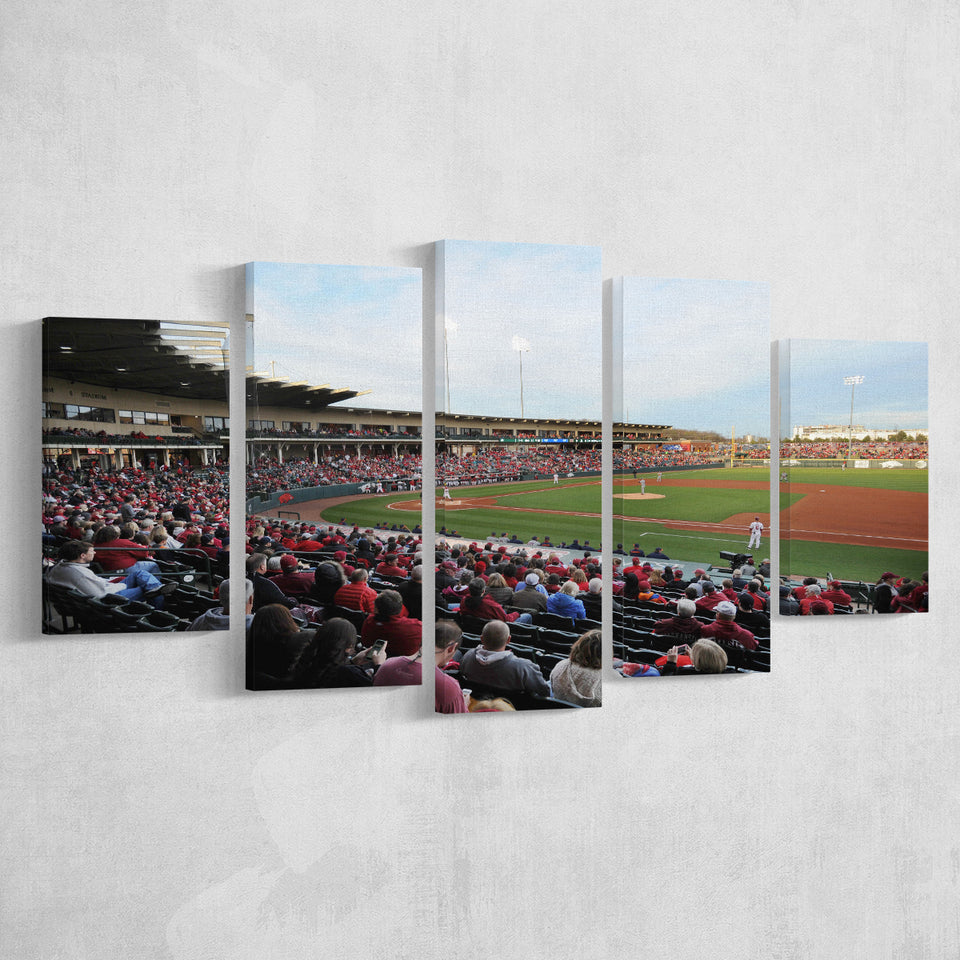 Baum Stadium Crowd, Stadium Canvas, Sport Art, Large Canvas, Multi Panels, Canvas Prints Wall Art Decor