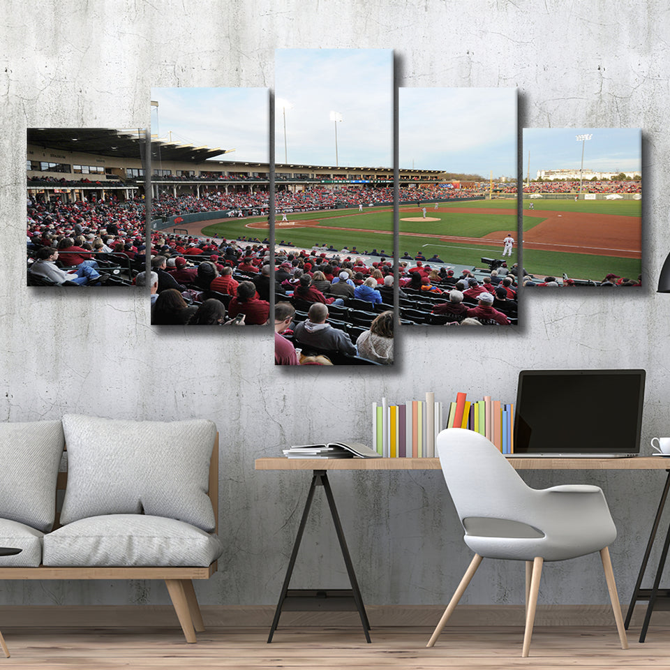 Baum Stadium Crowd, Stadium Canvas, Sport Art, Large Canvas, Multi Panels, Canvas Prints Wall Art Decor