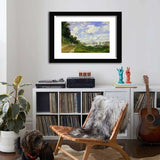 Bay On The Seine Near Argentea By Claude Monet-Canvas art,Art Print,Frame art,Plexiglass cover
