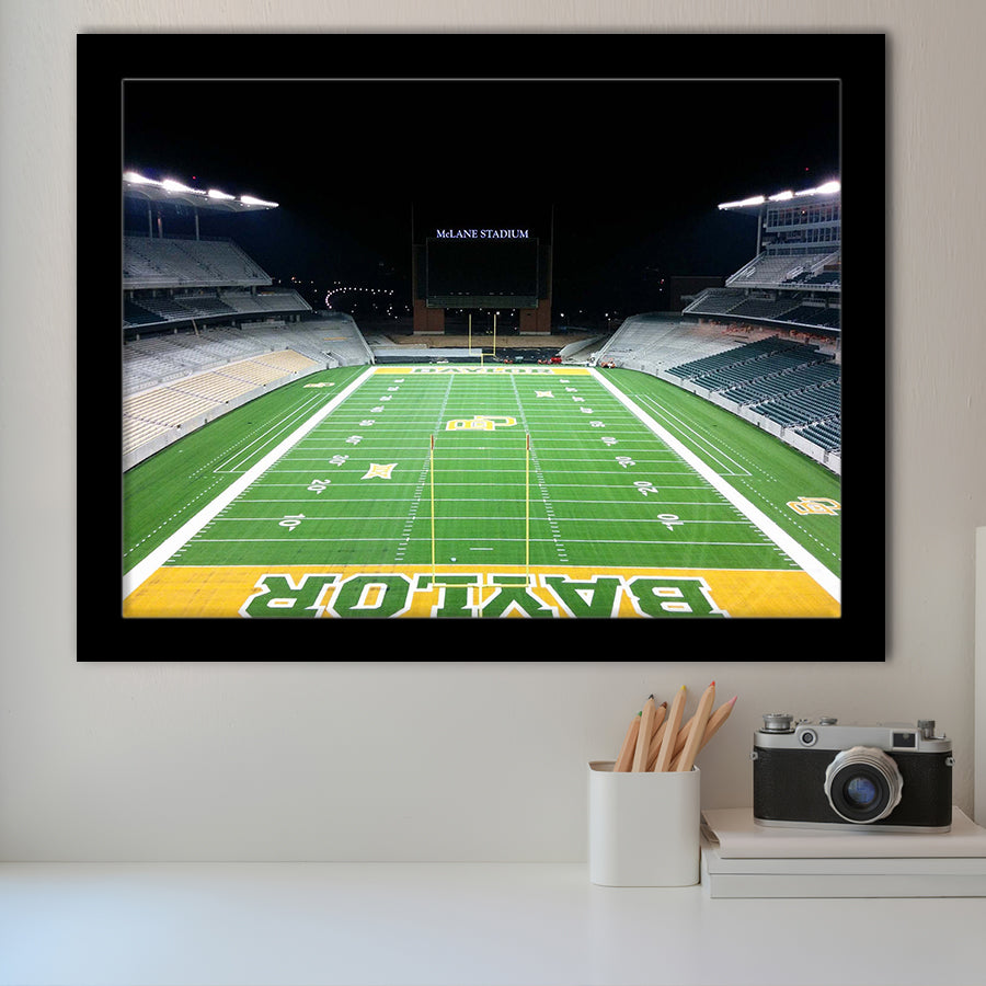 Baylor Bears Wall Art McLane Stadium Art Prints American,Sport Stadium Art Prints, Fan Gift, Wall Decor