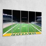 Baylor Bears Wall Art McLane Stadium Canvas Prints American,Multi Panels B,Sport Stadium Art Prints, Fan Gift