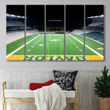 Baylor Bears Wall Art McLane Stadium Canvas Prints American,Multi Panels B,Sport Stadium Art Prints, Fan Gift