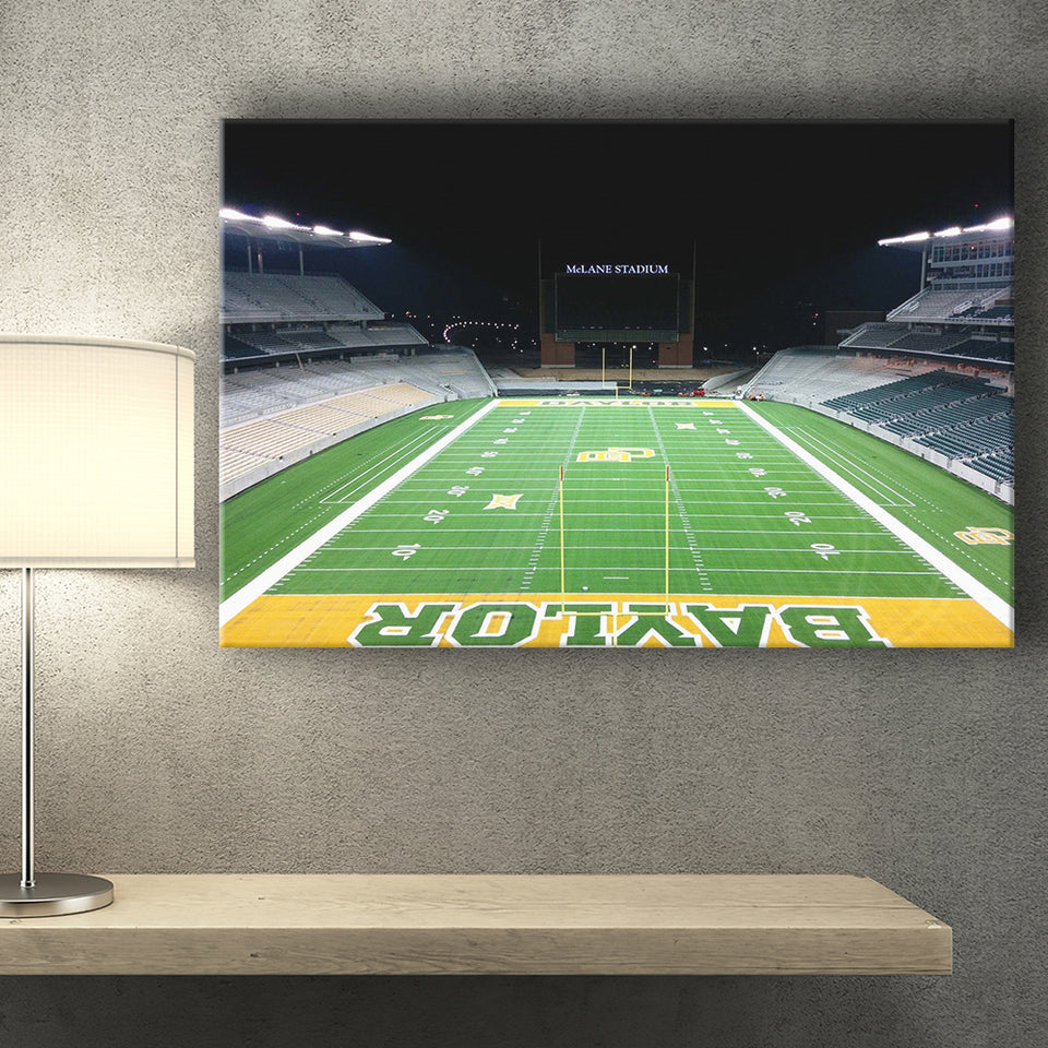 Baylor Bears Wall Art McLane Stadium Canvas Prints American,Sport Stadium Art Prints, Fan Gift, Wall Decor
