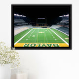 Baylor Bears Wall Art McLane Stadium Framed Canvas Prints American,Sport Stadium Art Prints, Fan Gift