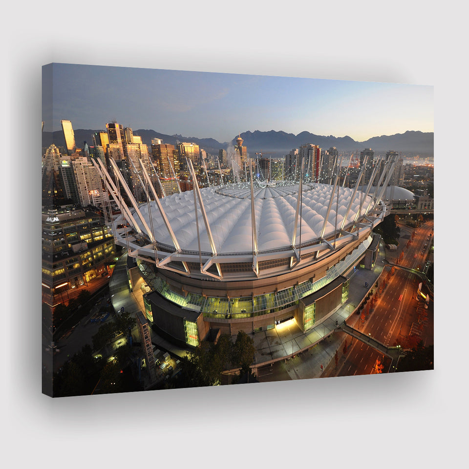 Bc Place Aerial View, Stadium Canvas, Sport Art, Gift for him, Fan Gift, Canvas Prints Wall Art Decor