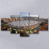 Bc Place Aerial View, Stadium Canvas, Sport Art, Large Canvas, Multi Panels, Canvas Prints Wall Art Decor
