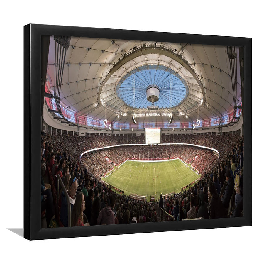 Bc Place Canada, Stadium Canvas, Sport Art, Gift for him, Framed Art Prints Wall Art Decor, Framed Picture