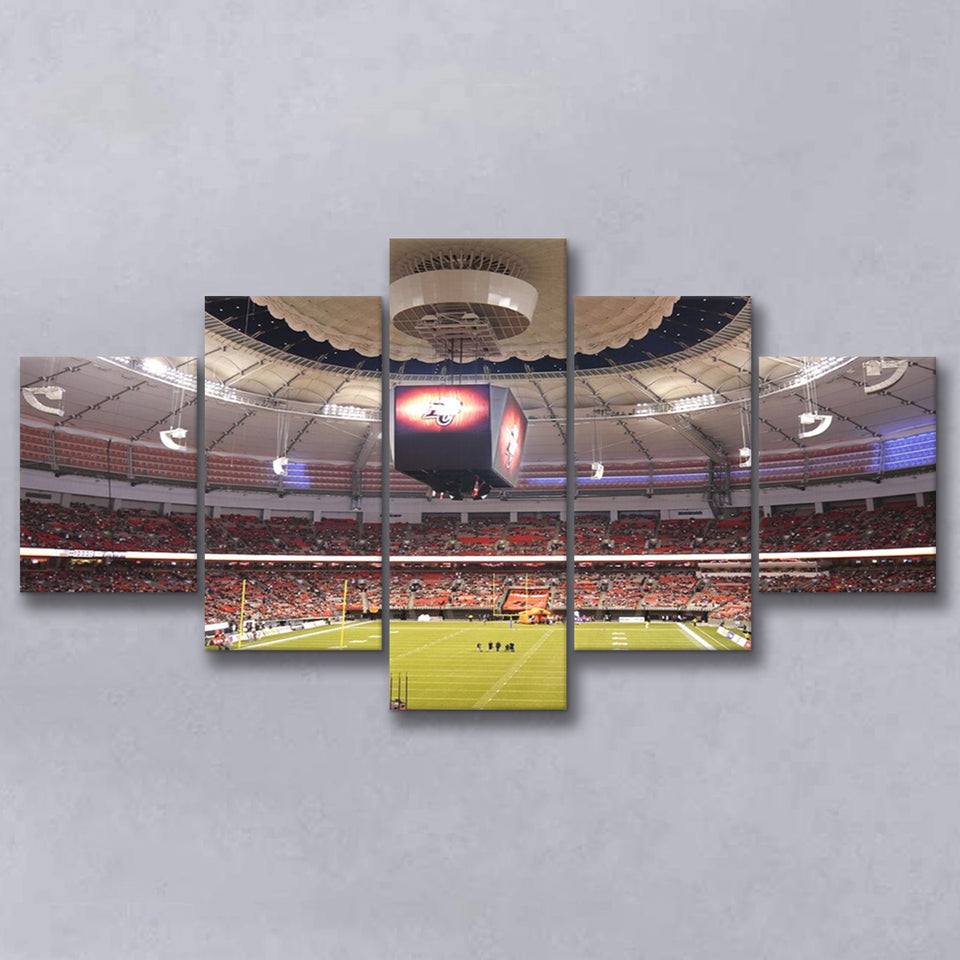 Bc Place Pavilion, Stadium Canvas, Sport Art, Large Canvas, Multi Panels, Canvas Prints Wall Art Decor