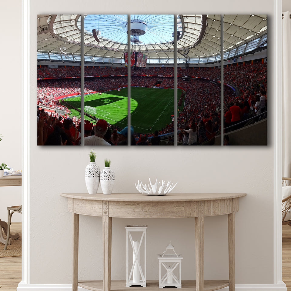 Bc Place, Stadium Canvas, Sport Art, Gift for him, Multi Panels B, Canvas Prints Wall Art Decor