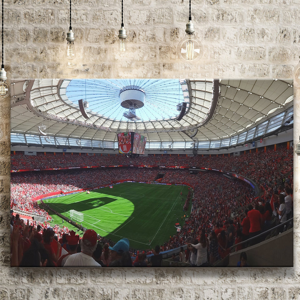 Bc Place, Stadium Canvas, Sport Art, Gift for him, Fan Gift, Canvas Prints Wall Art Decor