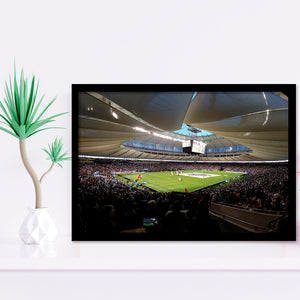 Bc Place Stadium, Stadium Canvas, Sport Art, Gift for him, Framed Art Prints Wall Art Decor, Framed Picture