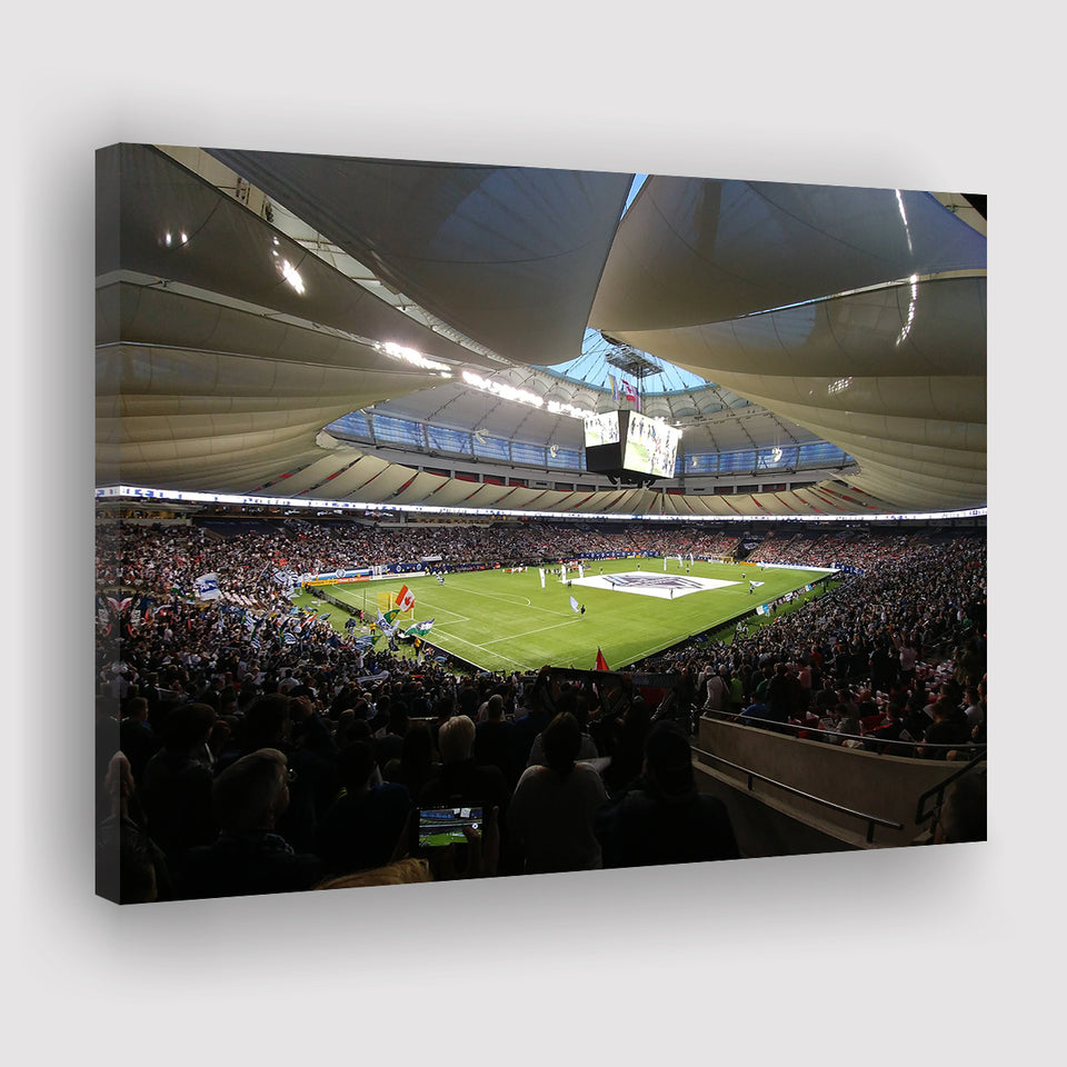 Bc Place Stadium, Stadium Canvas, Sport Art, Gift for him, Fan Gift, Canvas Prints Wall Art Decor