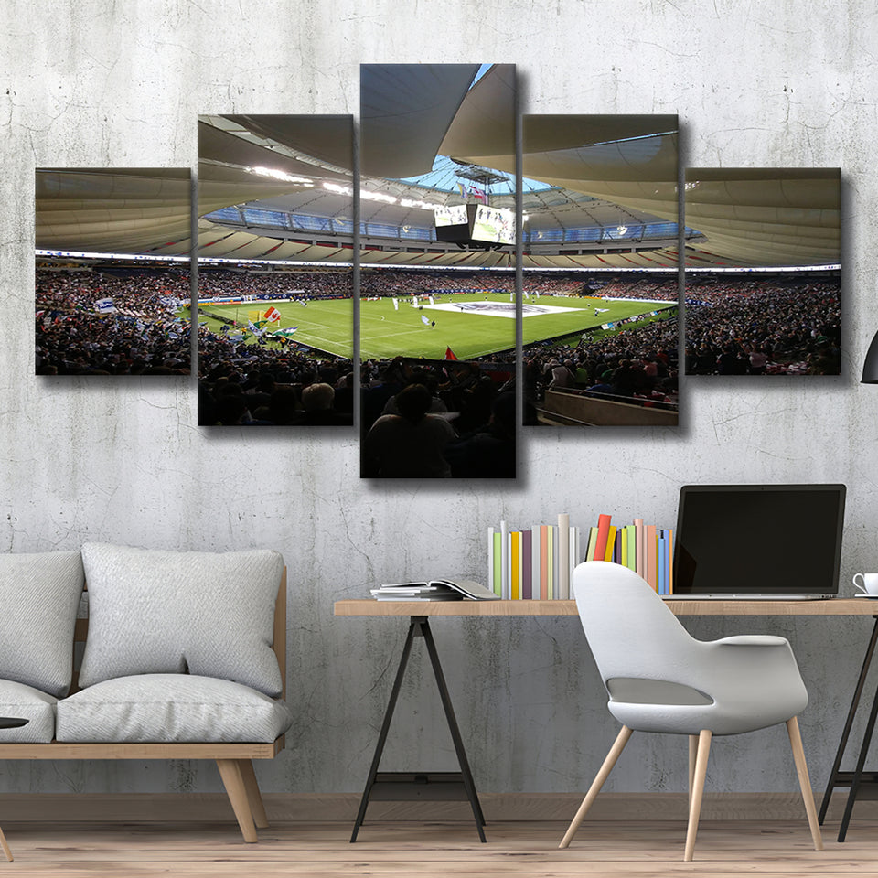 Bc Place Stadium, Stadium Canvas, Sport Art, Large Canvas, Multi Panels, Canvas Prints Wall Art Decor