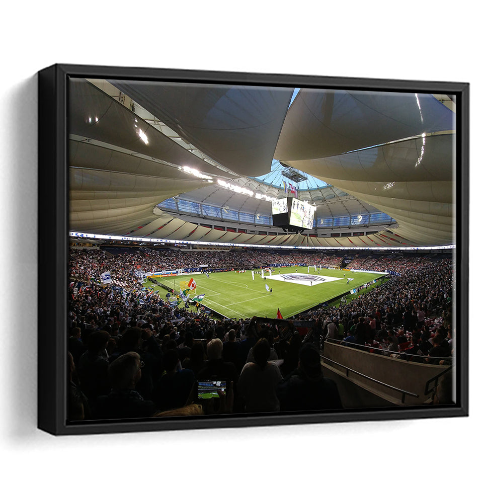 Bc Place Stadium, Stadium Canvas, Sport Art, Gift for him, Framed Canvas Prints Wall Art Decor, Framed Picture