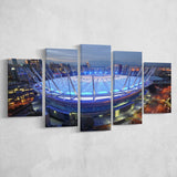 Bc Place Stadium Vancouver, Stadium Canvas, Sport Art, Large Canvas, Multi Panels, Canvas Prints Wall Art Decor