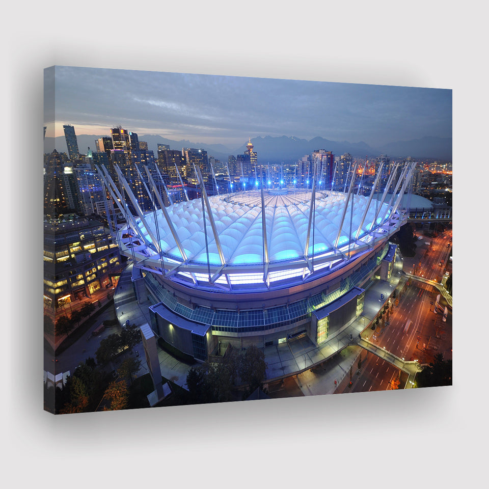 Bc Place Stadium Vancouver, Stadium Canvas, Sport Art, Gift for him, Fan Gift, Canvas Prints Wall Art Decor