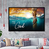 Be Still And Know That I Am God Framed Art Prints Wall Art Decor - Painting Prints, Framed Picture