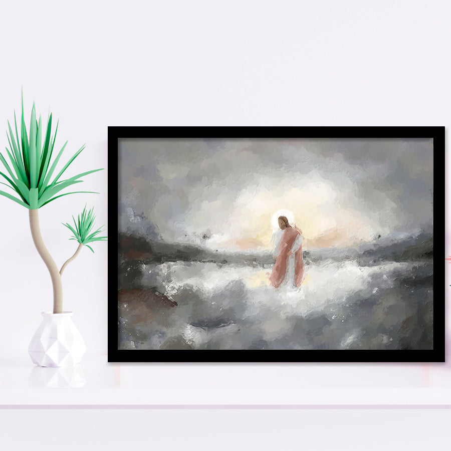 Be Still My Soul Abstract Art Framed Art Prints Wall Art Decor - Painting Prints, Framed Picture