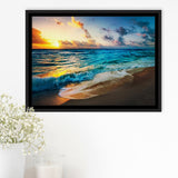 Beach Framed Canvas Prints Wall Art Decor - Painting Canvas, Framed Picture, Home Decor