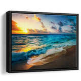 Beach Framed Canvas Prints Wall Art Decor - Painting Canvas, Framed Picture, Home Decor