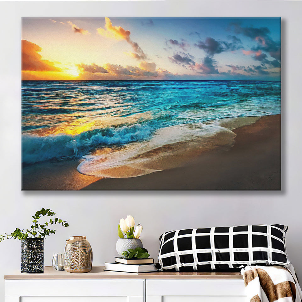 Beach Canvas Prints Wall Art Decor - Painting Canvas, Art Print, Home Decor, Ready to Hang