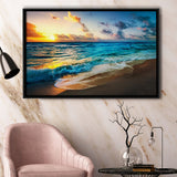 Beach Framed Canvas Prints Wall Art Decor - Painting Canvas, Framed Picture, Home Decor
