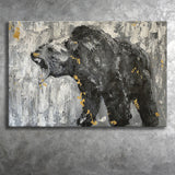 Bear Abstract Painting Canvas Prints Wall Art - Painting Canvas, Art Prints, Wall Decor