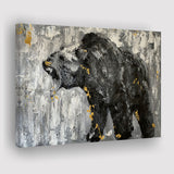 Bear Abstract Painting Canvas Prints Wall Art - Painting Canvas, Art Prints, Wall Decor