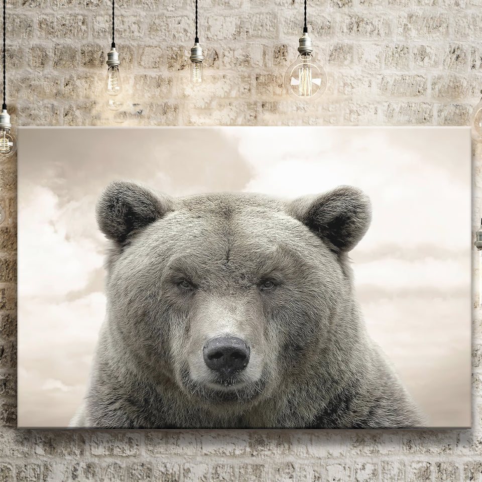 Bear Portrait Canvas Prints Wall Art - Painting Canvas, Art Prints, Wall Decor