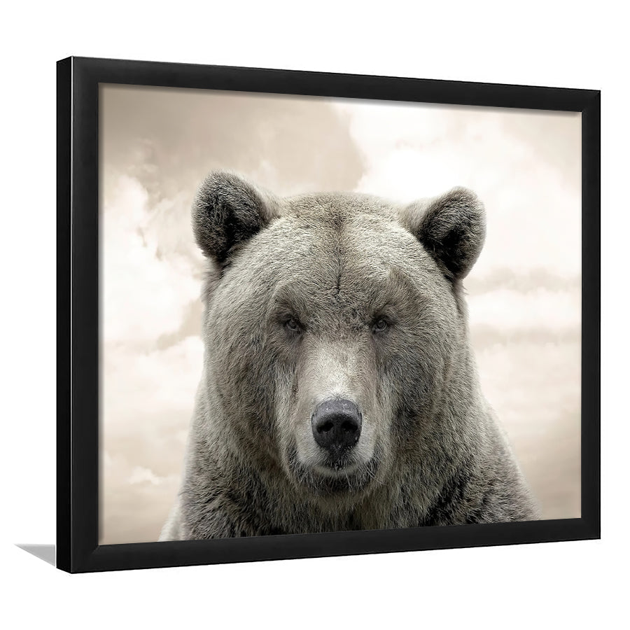 Bear Portrait Framed Art Prints Wall Art Decor - Painting Prints, Framed Picture