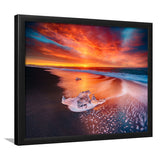 Beautiful Beach Sunset Framed Art Prints - Framed Prints, Prints For Sale, Painting Prints,Wall Art Decor
