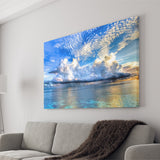 Beautiful Blue Sea Landscape Canvas Prints Wall Art - Painting Canvas, Art Prints, Wall Decor, Home Decor, Prints for Sale