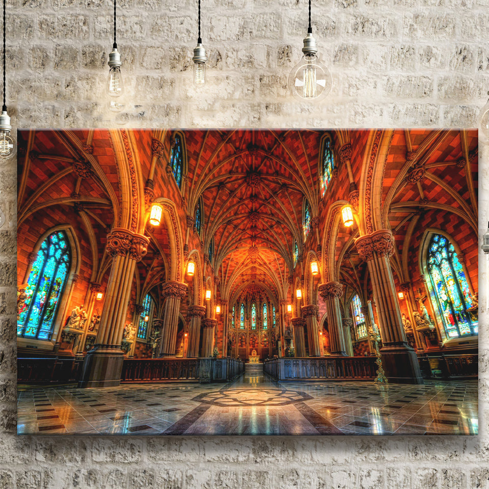 Beautiful Cathedral, Canvas Prints Wall Art Home Decor
