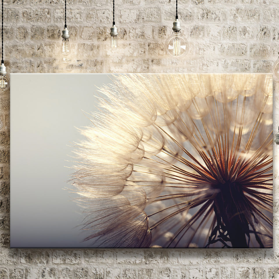 Beautiful Dandelion Flower Canvas Prints Wall Art - Painting Canvas, Art Prints, Wall Decor, Home Decor, Prints for Sale