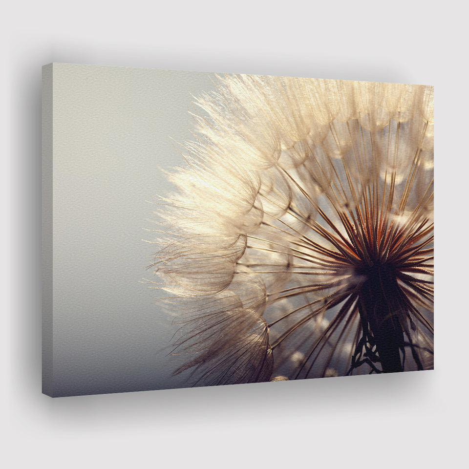 Beautiful Dandelion Flower Canvas Prints Wall Art - Painting Canvas, Art Prints, Wall Decor, Home Decor, Prints for Sale