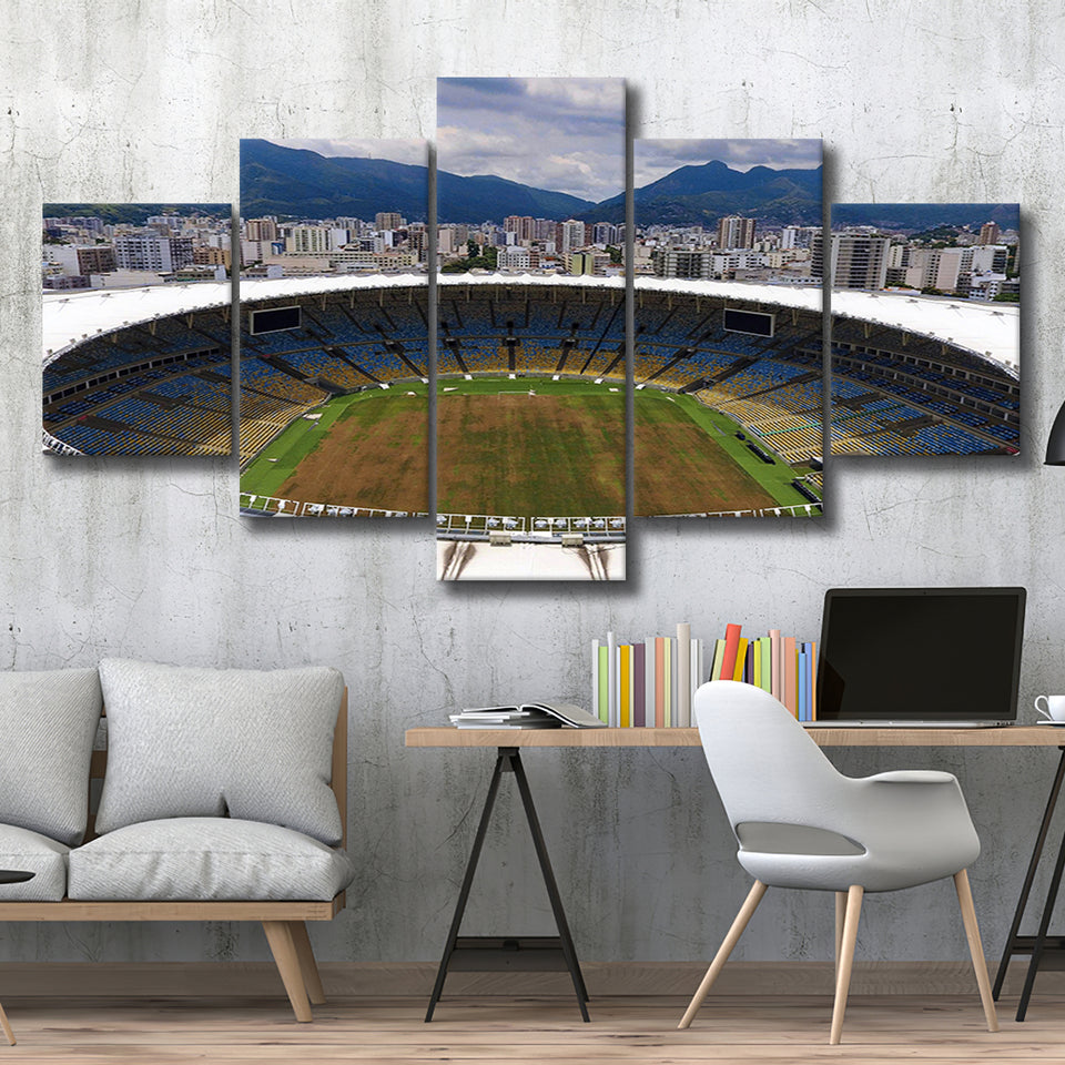 Beautiful Maracana brazil, Stadium Canvas, Sport Art, Large Canvas, Multi Panels, Canvas Prints Wall Art Decor