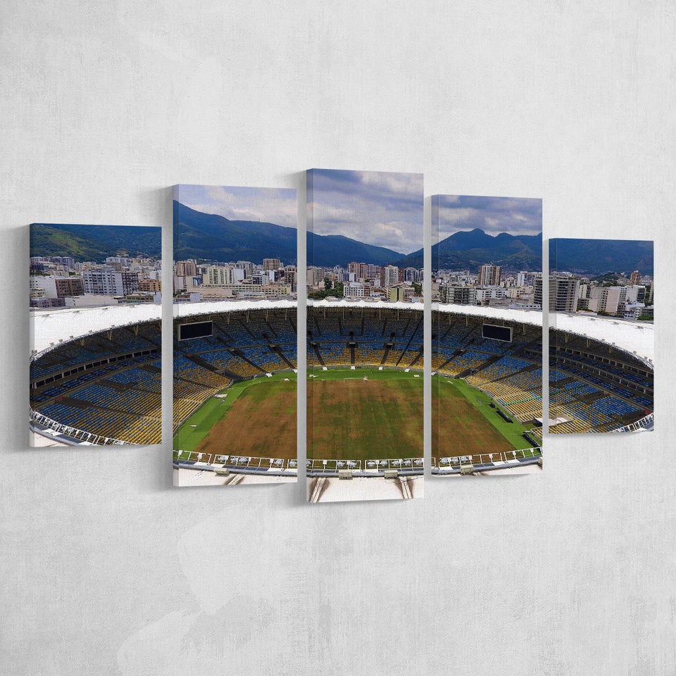Beautiful Maracana brazil, Stadium Canvas, Sport Art, Large Canvas, Multi Panels, Canvas Prints Wall Art Decor