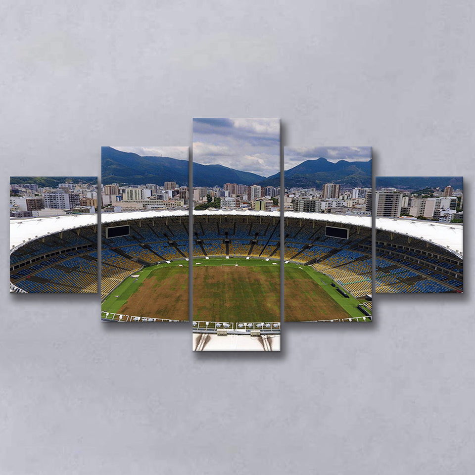 Beautiful Maracana brazil, Stadium Canvas, Sport Art, Large Canvas, Multi Panels, Canvas Prints Wall Art Decor