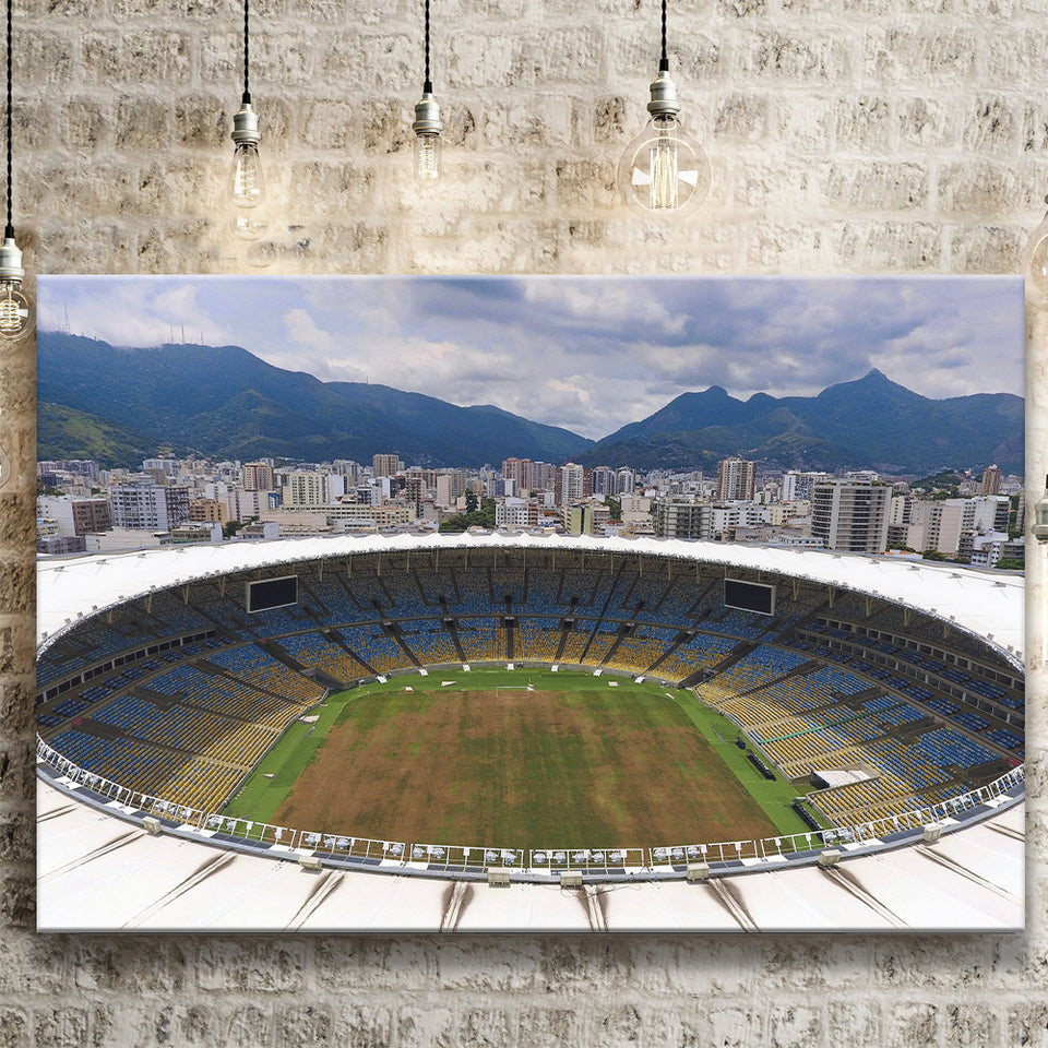 Beautiful Maracana brazil, Stadium Canvas, Sport Art, Gift for him, Fan Gift, Canvas Prints Wall Art Decor