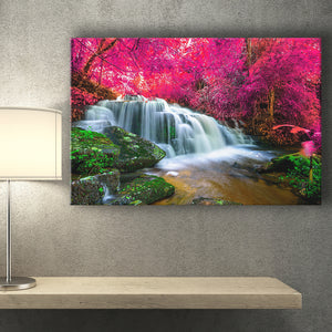 Beautiful Waterfall Canvas Prints Wall Art - Canvas Painting, Painting Art, Prints for Sale, Wall Decor, Home Decor