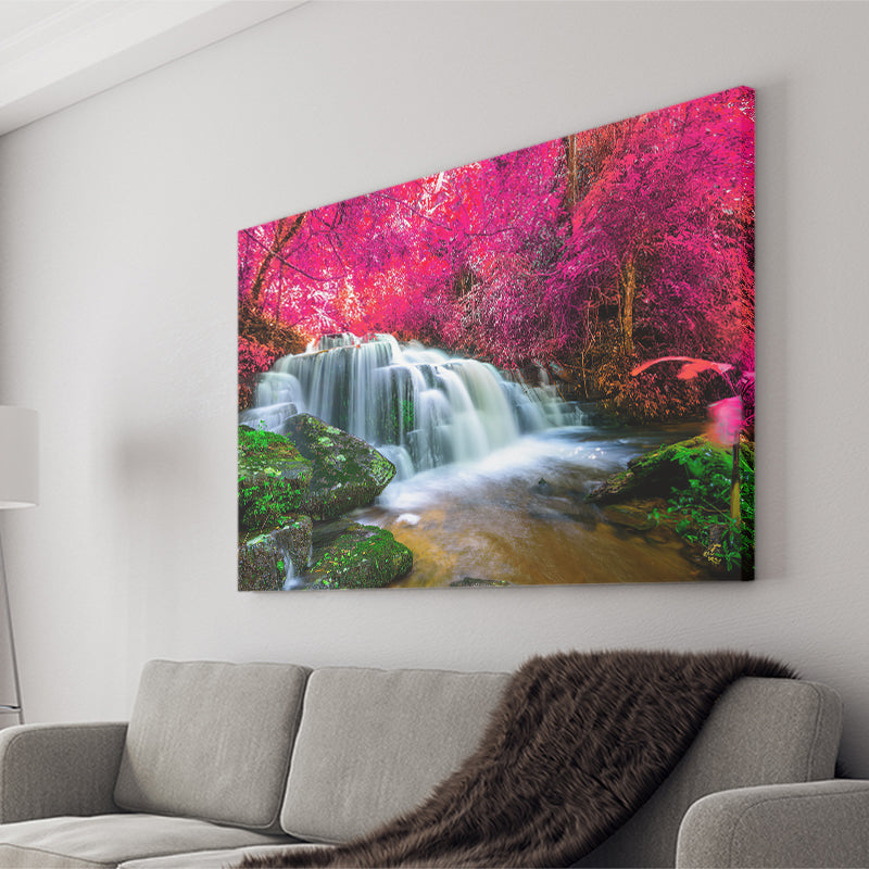 Beautiful Waterfall Canvas Prints Wall Art - Canvas Painting, Painting Art, Prints for Sale, Wall Decor, Home Decor