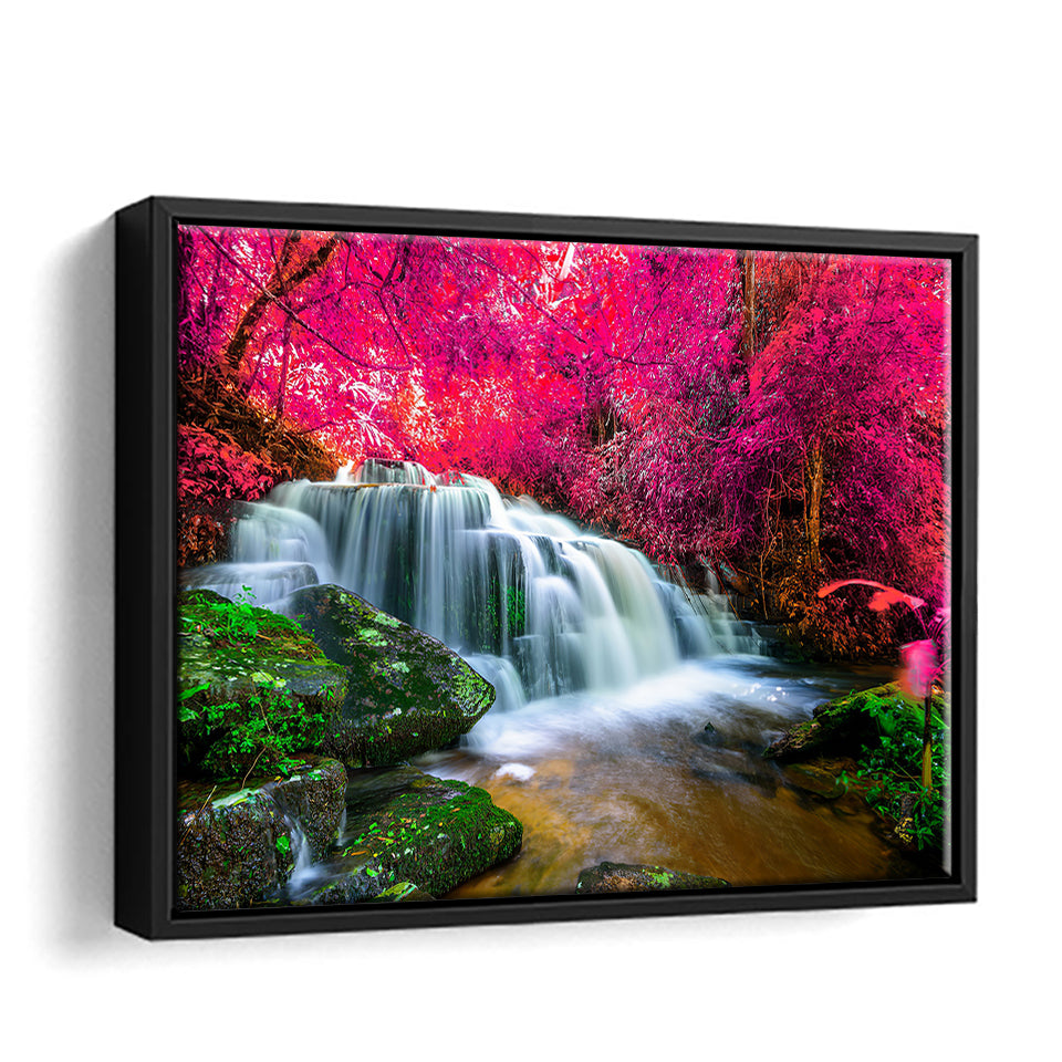 Waterfall framed high quality print