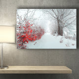 Beautiful Winter Wonderland Snowy Nature Canvas Prints Wall Art Decor - Painting Canvas,Home Decor, Ready to Hang