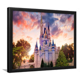 Beautiful World Cinderella Castle Framed Art Prints Wall Decor - Painting Prints,Wall Art, Framed Picture,For Sale