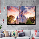 Beautiful World Cinderella Castle Framed Art Prints Wall Decor - Painting Prints,Wall Art, Framed Picture,For Sale