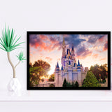 Beautiful World Cinderella Castle Framed Art Prints Wall Decor - Painting Prints,Wall Art, Framed Picture,For Sale