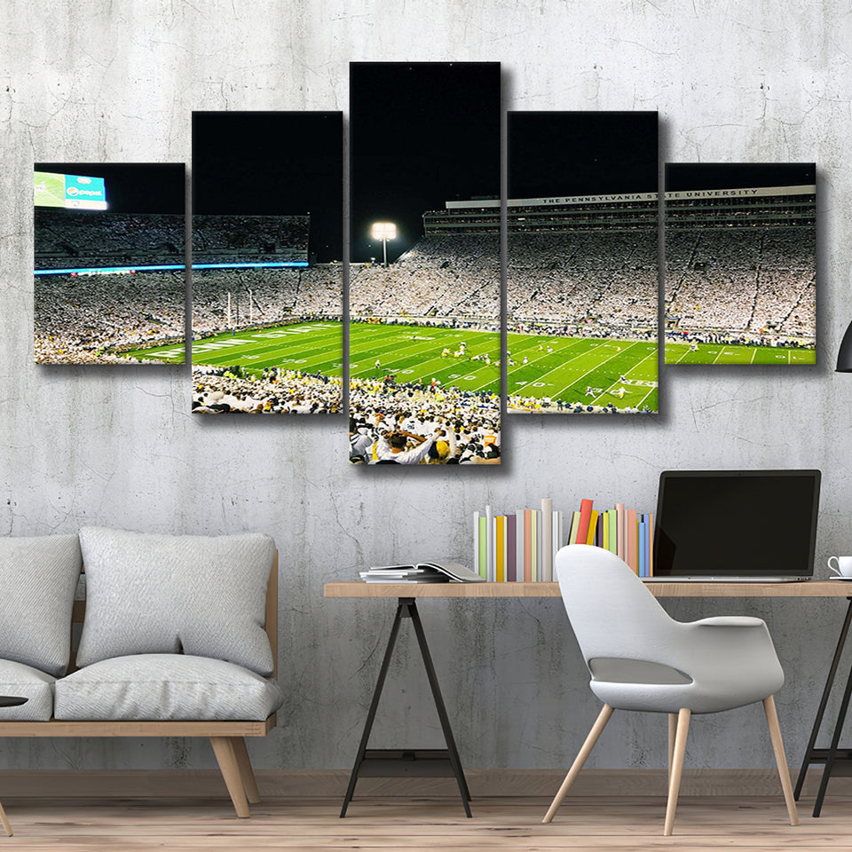 Beaver Football Stadium The Pennysylvania State University American,Multi Panels,Sport Stadium Art Prints, Fan Gift